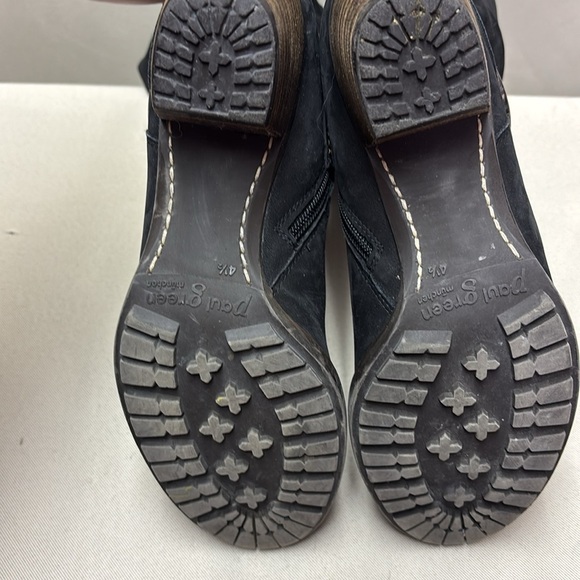 Paul Green Women's Black Knee-High Boots Size 7 - Picture 8 of 10